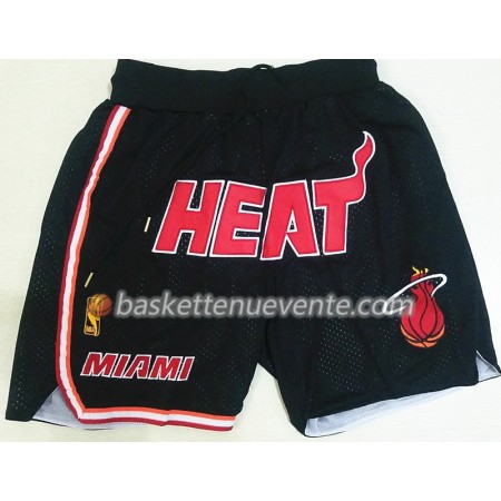 Homme Basket Miami Heat Shorts à poche Noir Swingman